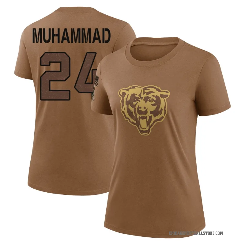 Malik Muhammad Women's Brown Chicago Bears 2023 Salute To Service Performance T-Shirt