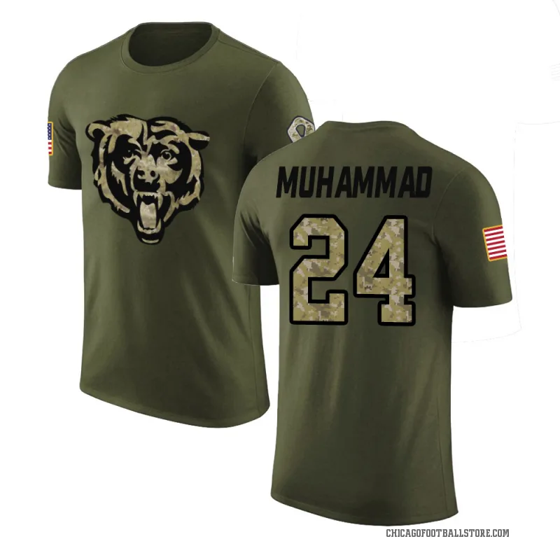 Malik Muhammad Youth Olive Chicago Bears Salute to Service T-Shirt