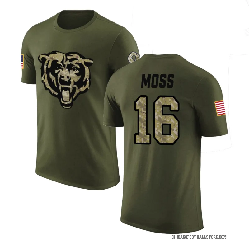Miller Moss Men's Olive Chicago Bears Salute to Service T-Shirt