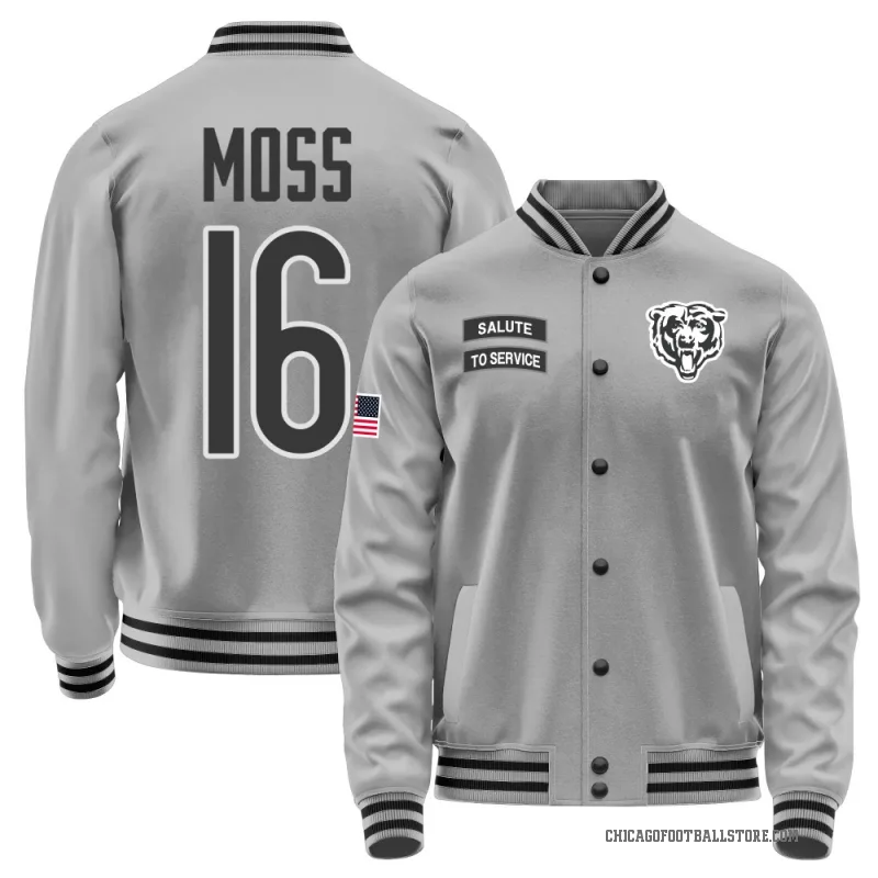 Miller Moss Youth Gray Chicago Bears Salute to Service Performance Jacket
