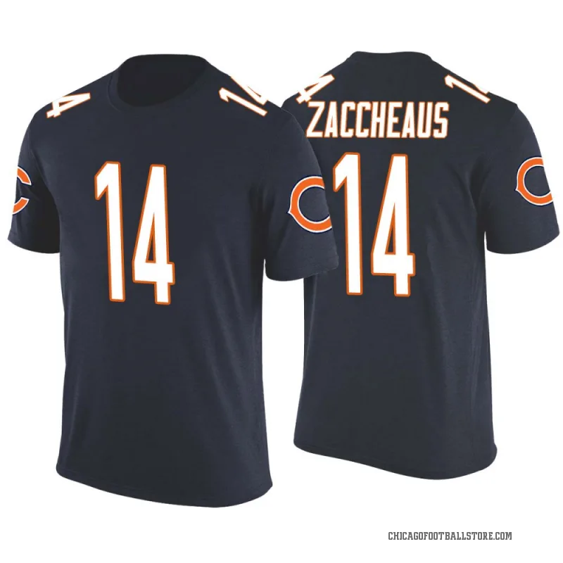 Olamide Zaccheaus Men's Navy Chicago Bears Color Rush T-Shirt