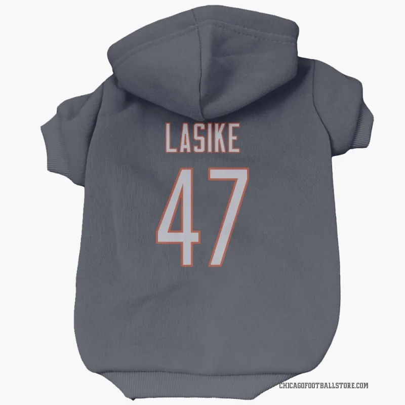Paul Lasike  Navy Chicago Bears  Cat & Dog Pet Hoodie