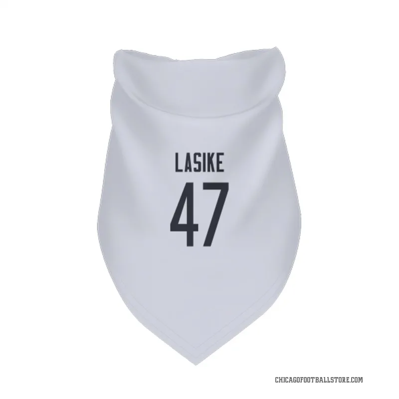 Paul Lasike  White Chicago Bears  Cat & Dog Pet Bandana