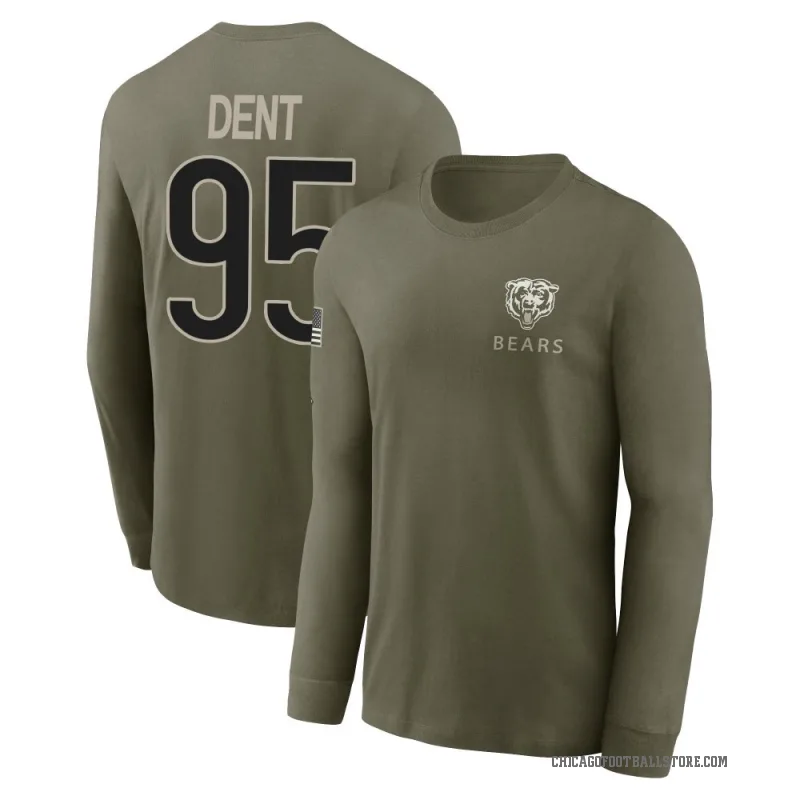 Richard Dent Men's Olive Chicago Bears 2025 Salute to Service Sideline Long Sleeve T-Shirt