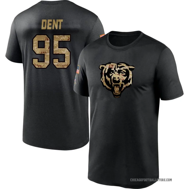 Richard Dent Youth Black Chicago Bears 2020 Salute To Service Performance T-Shirt