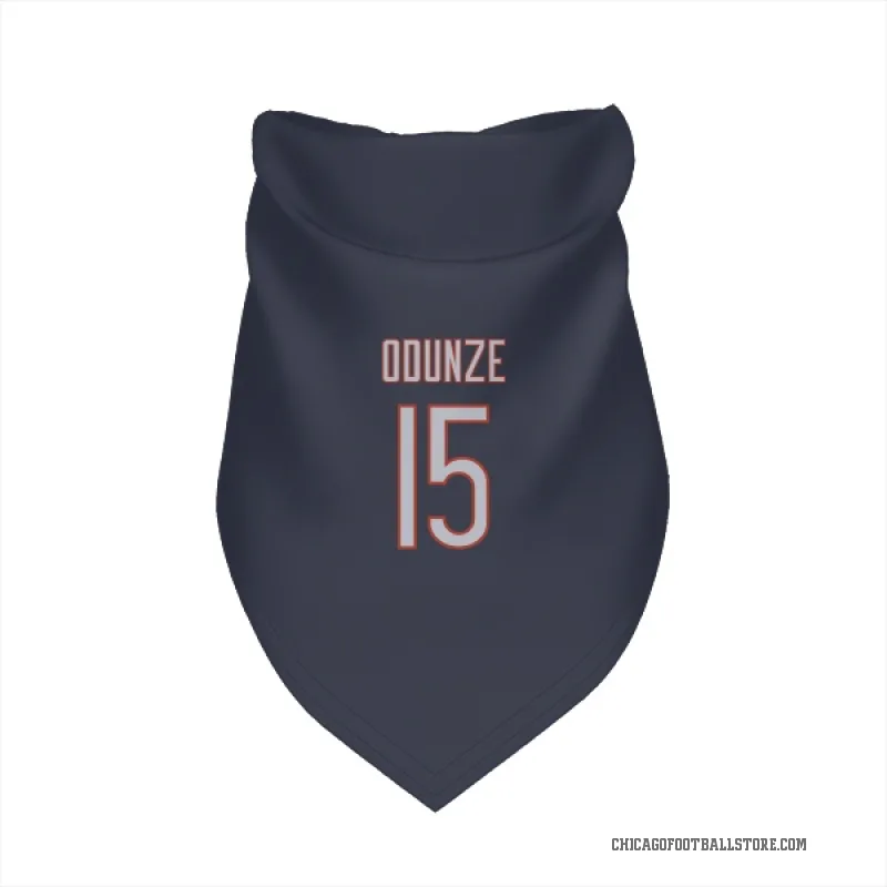 Rome Odunze Navy Chicago Bears Cat & Dog Pet Bandana