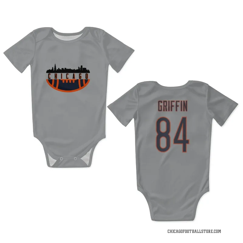Ryan Griffin  Chicago Bears   Silver Newborn & Infant Bodysuit
