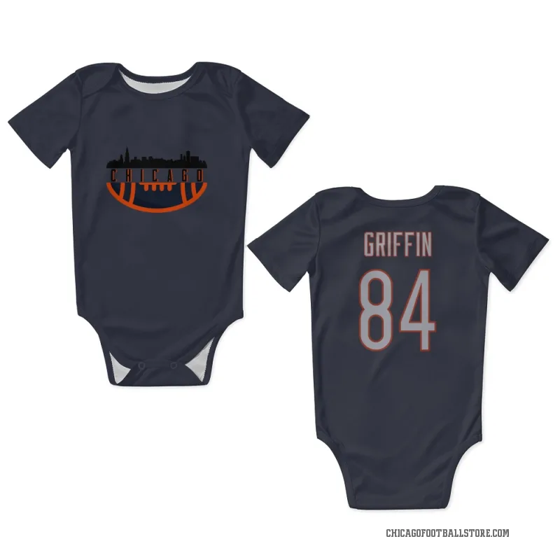 Ryan Griffin  Navy Chicago Bears  Newborn & Infant Bodysuit