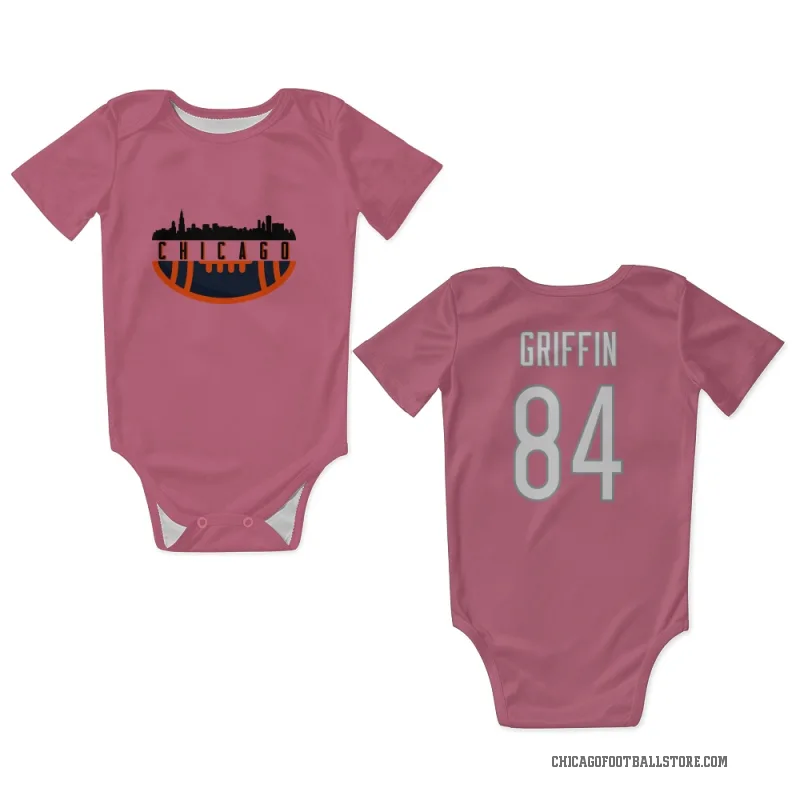 Ryan Griffin  Pink Chicago Bears  Newborn & Infant Bodysuit