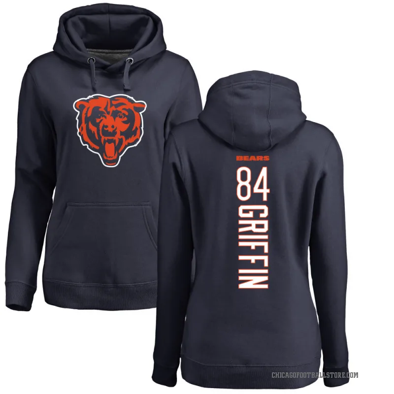 Ryan Griffin Women's Navy Chicago Bears Pro Line Backer Pullover Hoodie