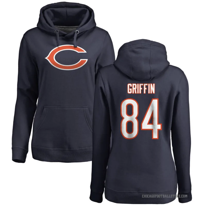 Ryan Griffin Women's Navy Chicago Bears Pro Line Logo Pullover Hoodie