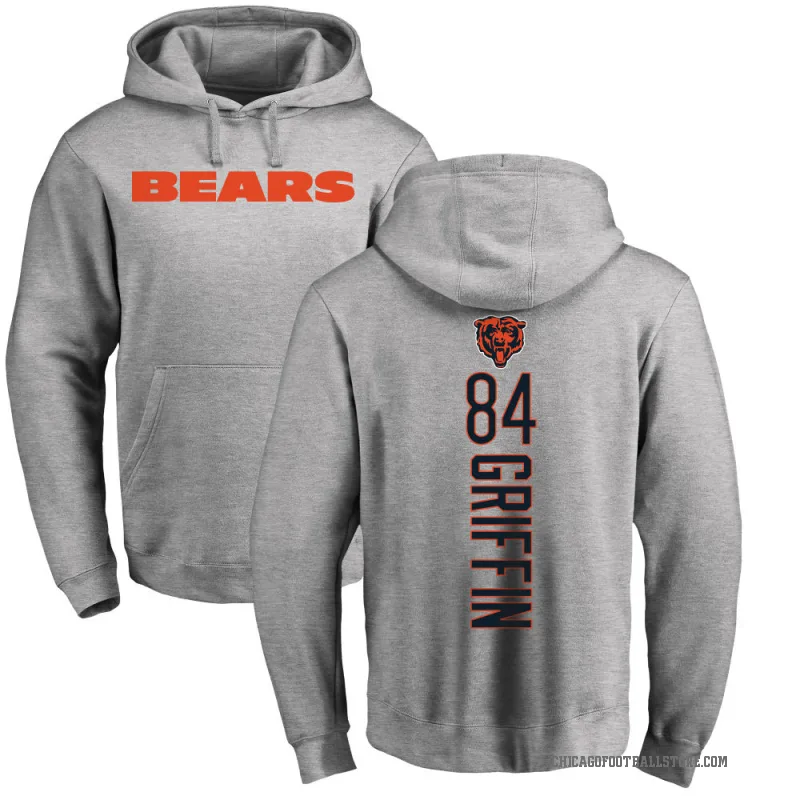 Ryan Griffin Youth Chicago Bears Pro Line Ash Backer Pullover Hoodie
