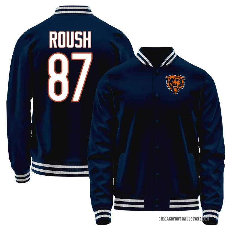 Sam Roush Men's Navy Chicago Bears Full-Snap Jacket