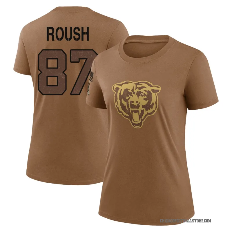 Sam Roush Women's Brown Chicago Bears 2023 Salute To Service Performance T-Shirt