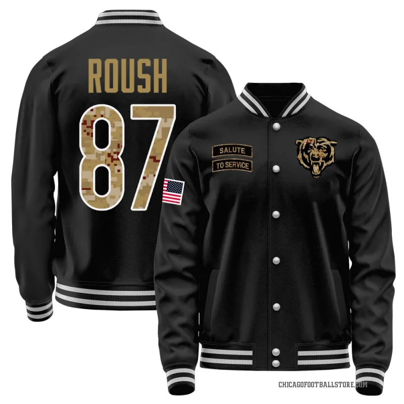 Sam Roush Youth Black Chicago Bears Salute to Service Sideline Performance Jacket
