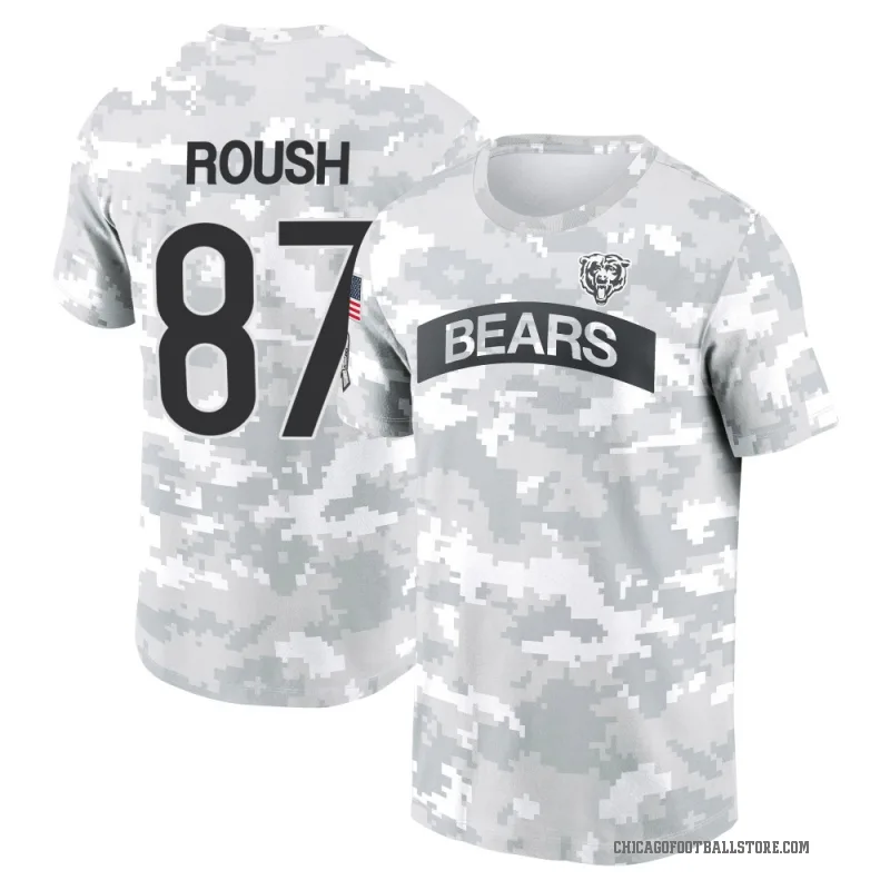 Sam Roush Youth Camo Chicago Bears Arctic 2024 Salute to Service Performance T-Shirt