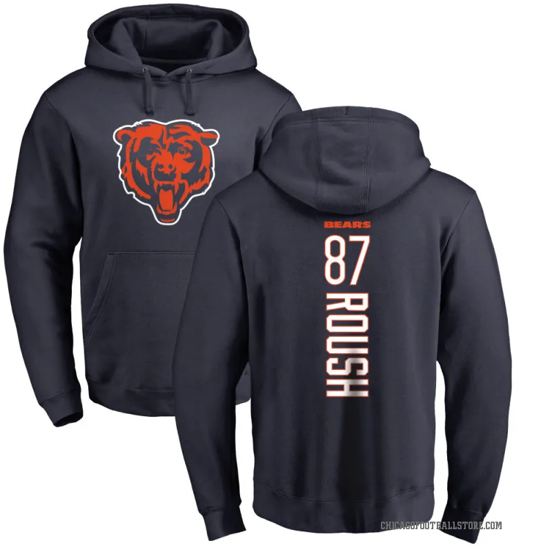 Sam Roush Youth Navy Chicago Bears Pro Line Backer Pullover Hoodie