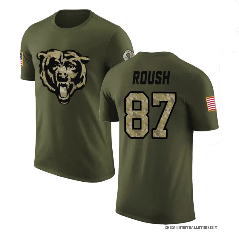 Sam Roush Youth Olive Chicago Bears Salute to Service T-Shirt