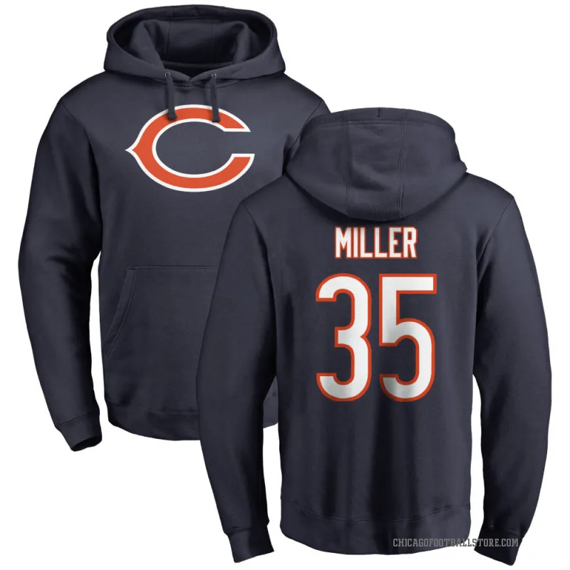 Scotty Miller Men's Navy Chicago Bears Pro Line Logo Pullover Hoodie