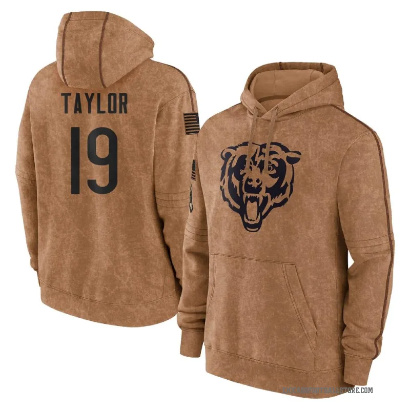 Tory Taylor Youth Brown Chicago Bears 2023 Salute To Service Club Pullover Hoodie