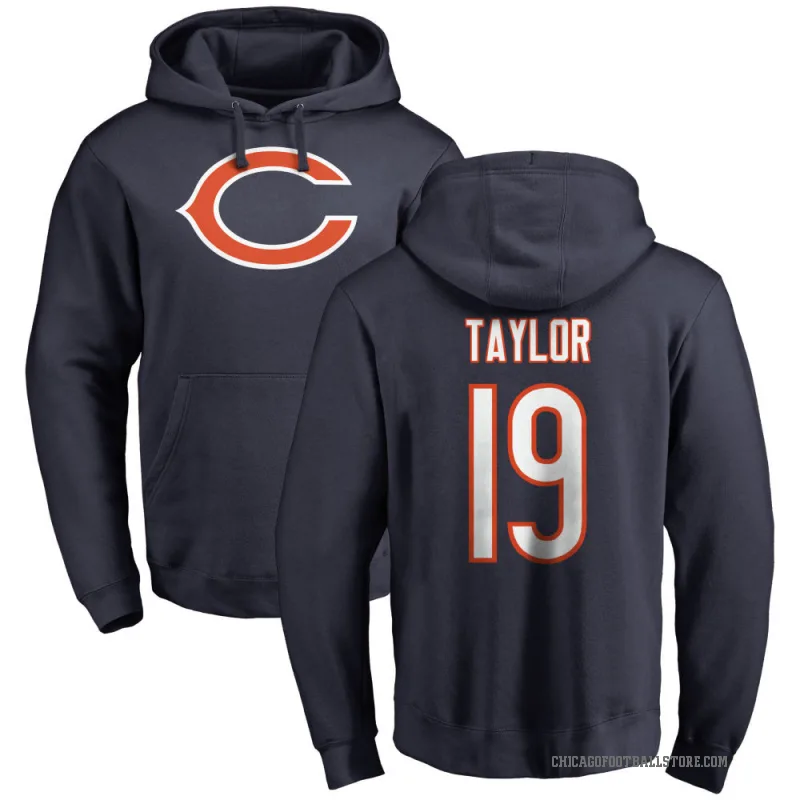 Tory Taylor Youth Navy Chicago Bears Pro Line Logo Pullover Hoodie